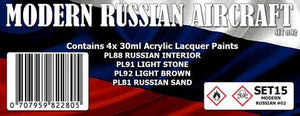 MODERN RUSSIAN AIRCRAFT #02 COLOUR SET