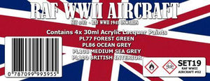 RAF WWII 1941 ONWARDS COLOUR SET #2